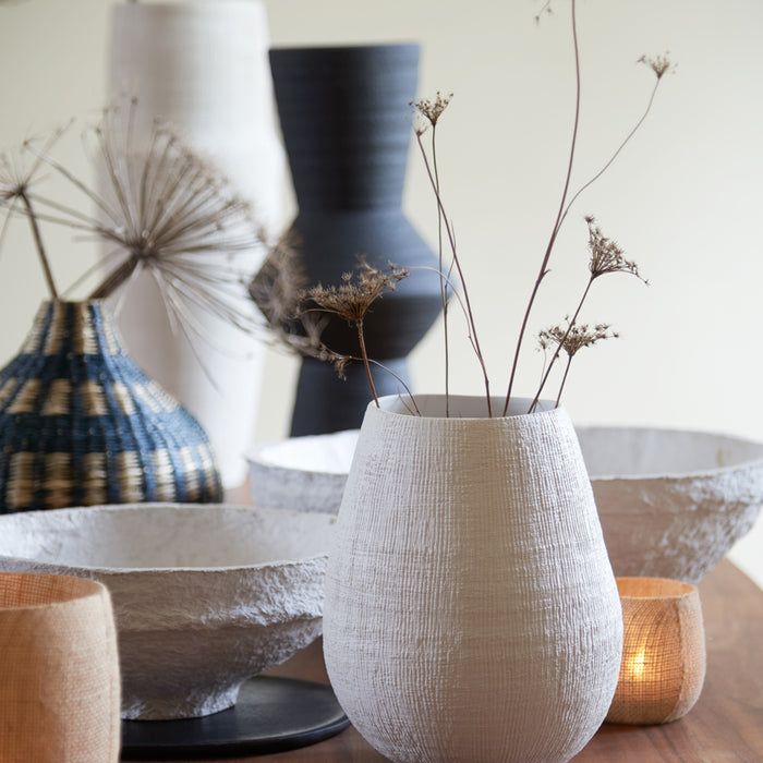 Light & Living - Vaas GIORGIA - Ø26x31.5cm - Wit