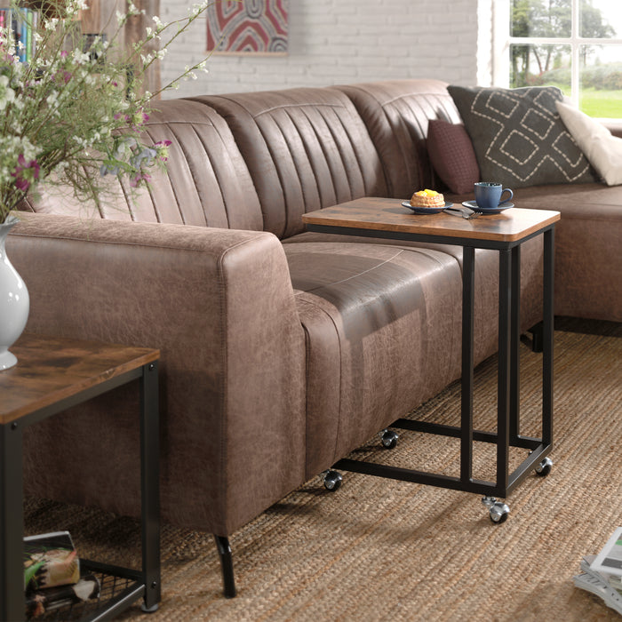 ACAZA Bijzettafel Vintage bruin