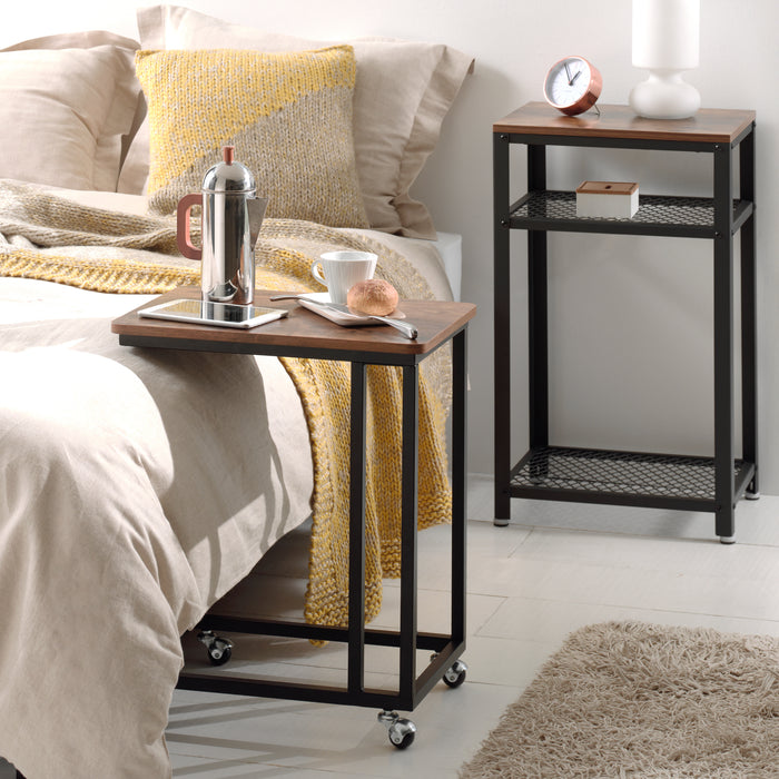 ACAZA Bijzettafel Vintage bruin