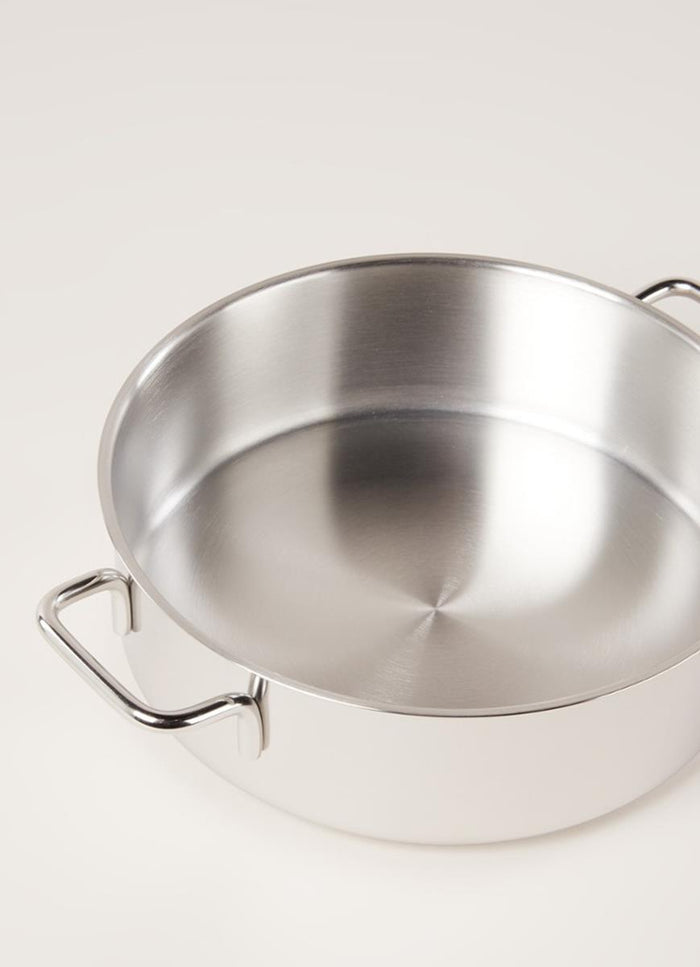 Demeyere Apollo lage kookpan met glasdeksel - 24 cm