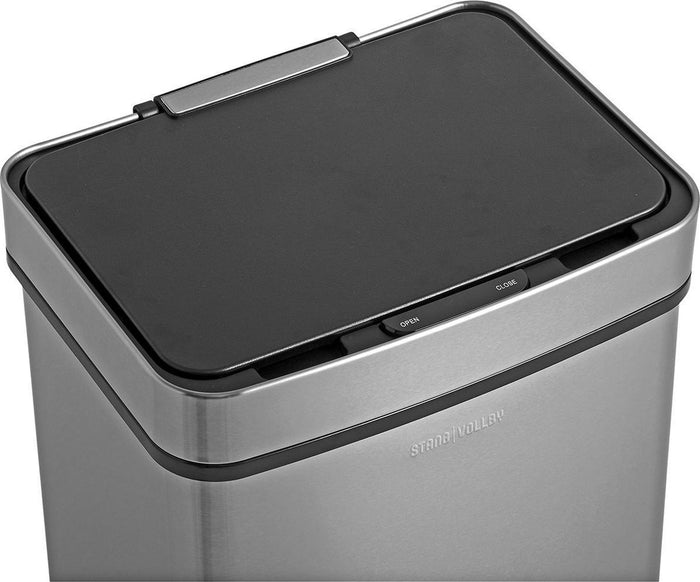StangVollby Lunden Prullenbak met sensor - 3 vakken - 72L - RVS