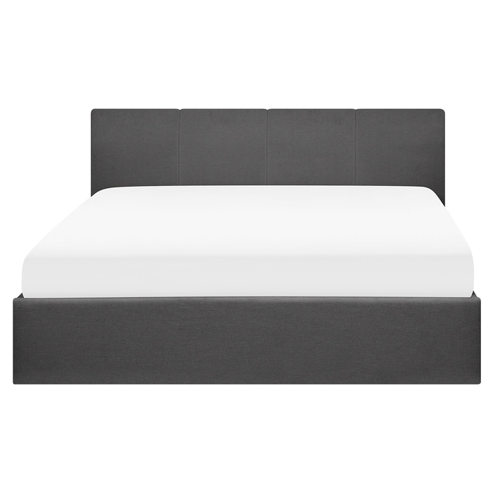 Beliani - ORBEY - Tweepersoonsbed - Grijs - 160 x 200 cm - Polyester