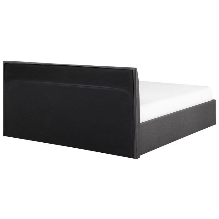 Beliani - ORBEY - Tweepersoonsbed - Grijs - 160 x 200 cm - Polyester