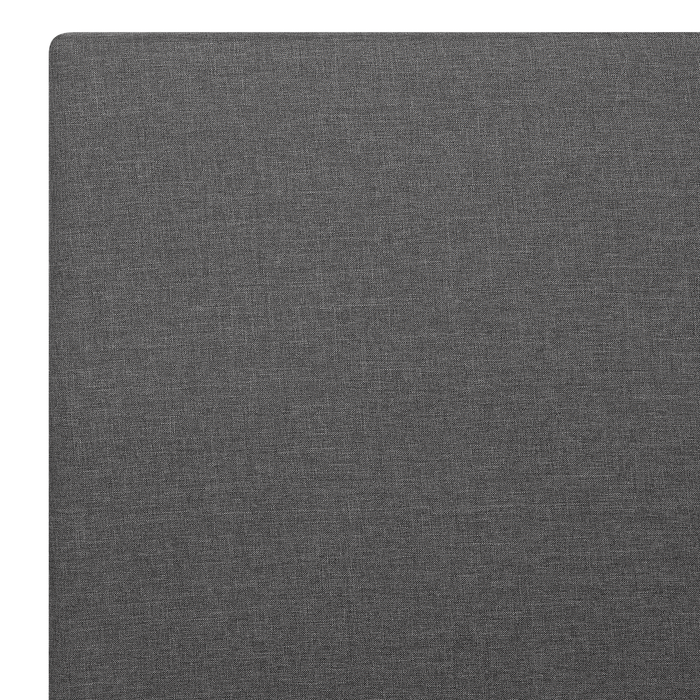 Beliani - ORBEY - Tweepersoonsbed - Grijs - 160 x 200 cm - Polyester