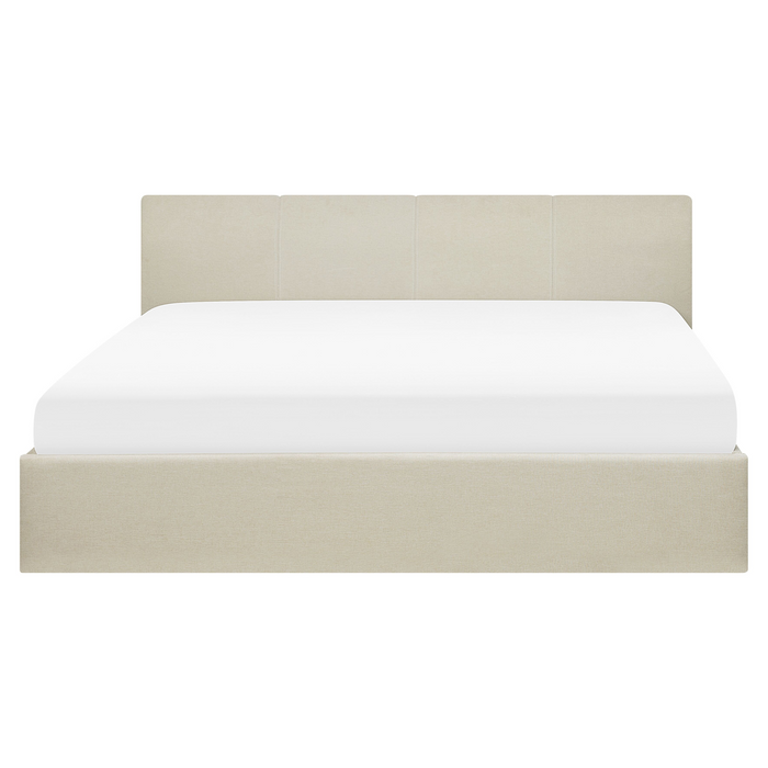 Beliani - ORBEY - Tweepersoonsbed - Beige - 160 x 200 cm - Polyester