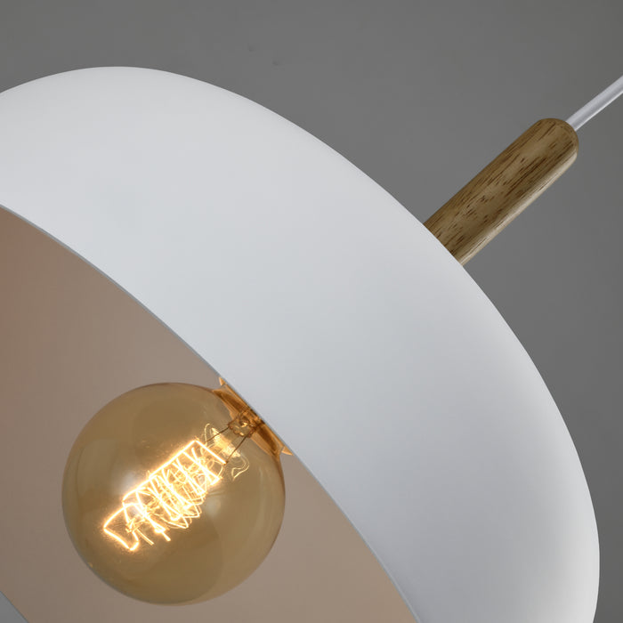 QUVIO Hanglamp rond wit - QUV5128L-WHITE