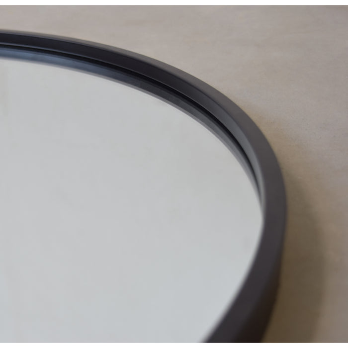 Fragix Ark passpiegel - Zwart metaal - 150x40