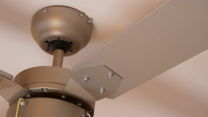 EGLO Gelsina Plafondlamp met Ventilator - 107cm - E14 - Nikkel mat