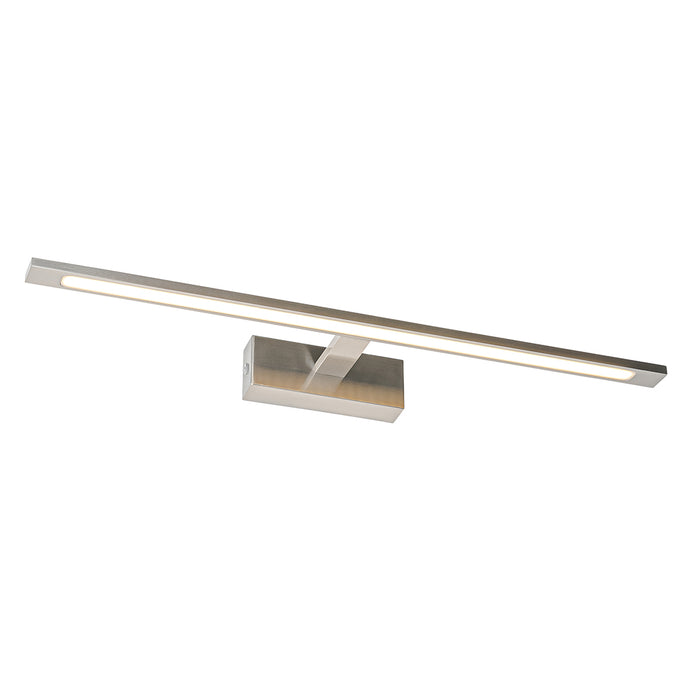 QAZQA Wandlamp staal 62 cm incl. LED IP44 - Jerre