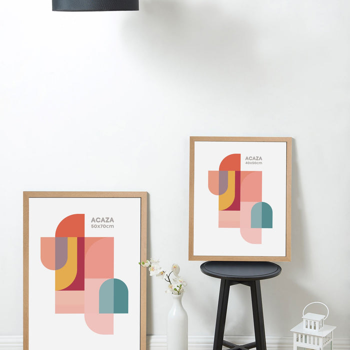 Fotokader - Fotolijst - 50x70 cm - MDF hout - Lichte Eik