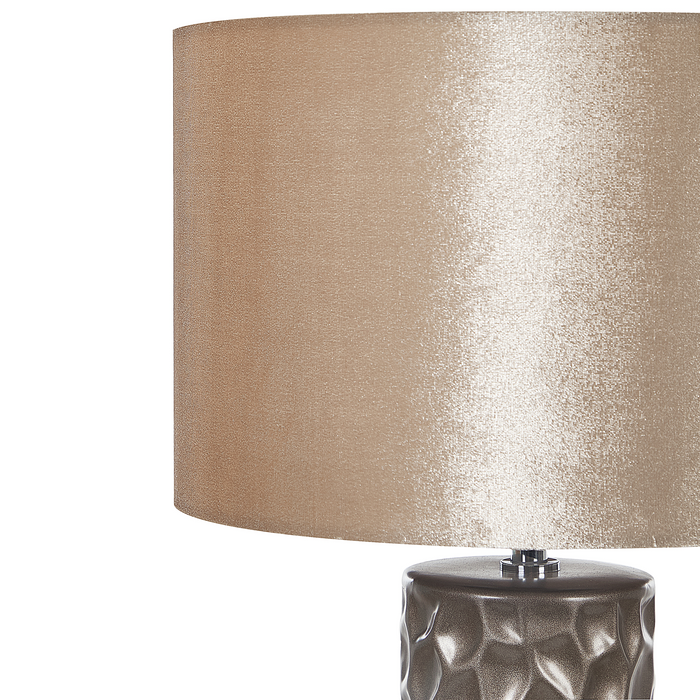 Beliani - SANKURU - Tafellamp - Beige - Keramiek