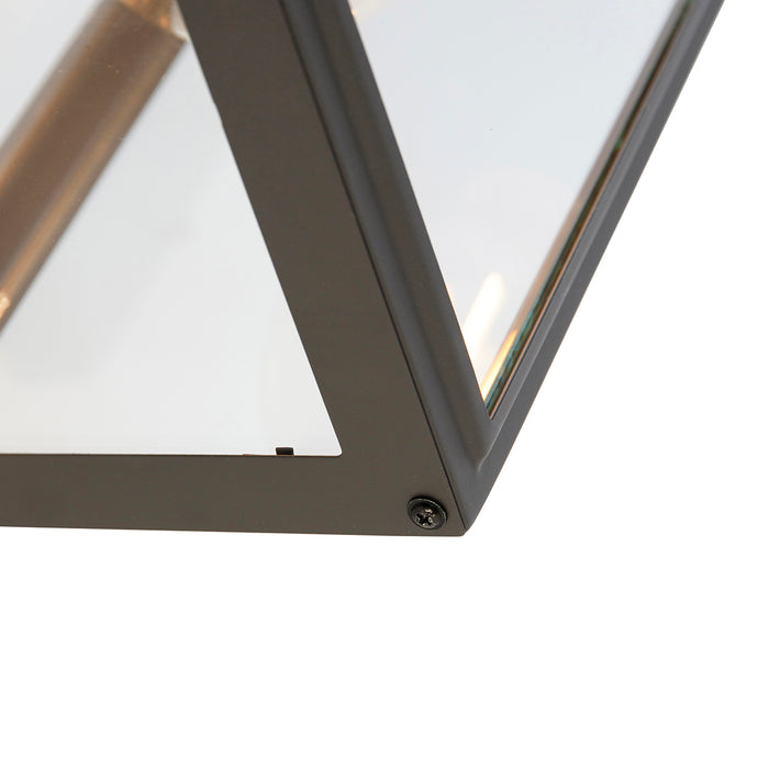 QAZQA Smart buiten wandlamp grijs incl. Wifi G95- Sutton down