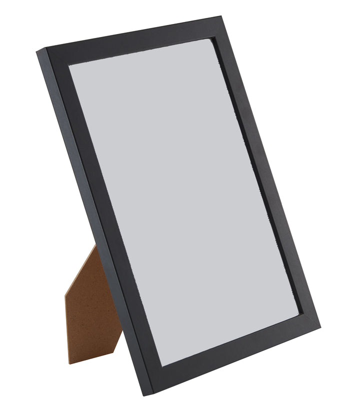 Set van 2 Fotokaders - A4 formaat - Foto Lijsten in MDF Hout - Zwart