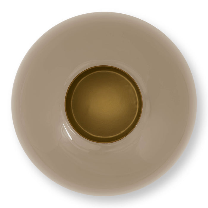 Pip Studio Metal Vaas H 32 cm - Khaki