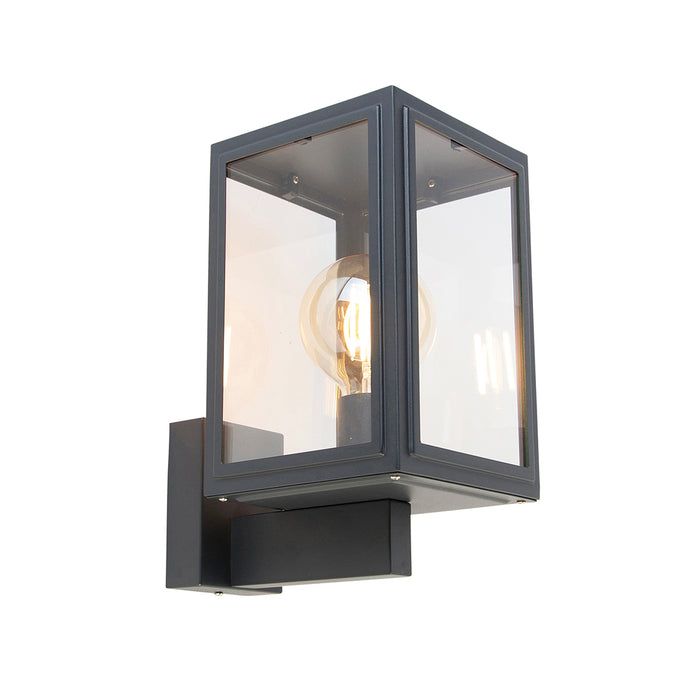 QAZQA Smart buitenwandlamp grijs incl. Smart G95 - Sutton Up