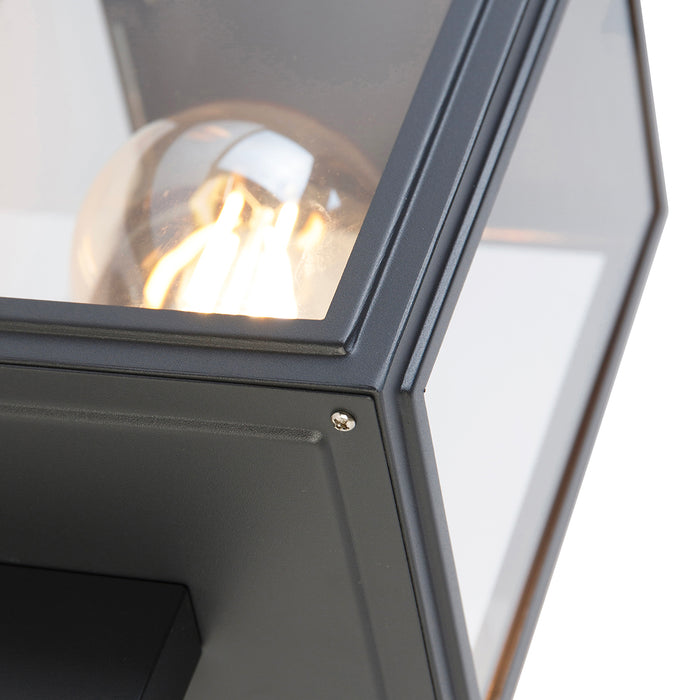 QAZQA Smart buitenwandlamp grijs incl. Smart G95 - Sutton Up