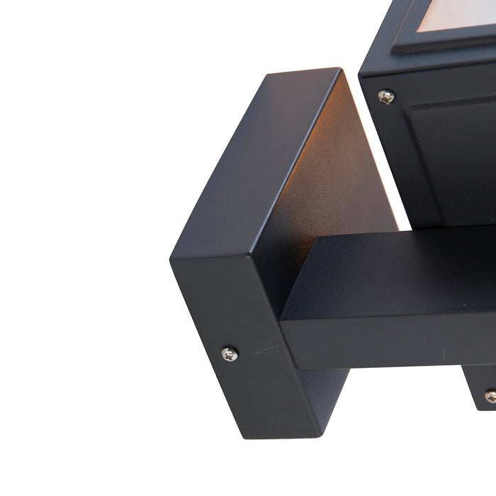 QAZQA Smart buitenwandlamp grijs incl. Smart G95 - Sutton Up