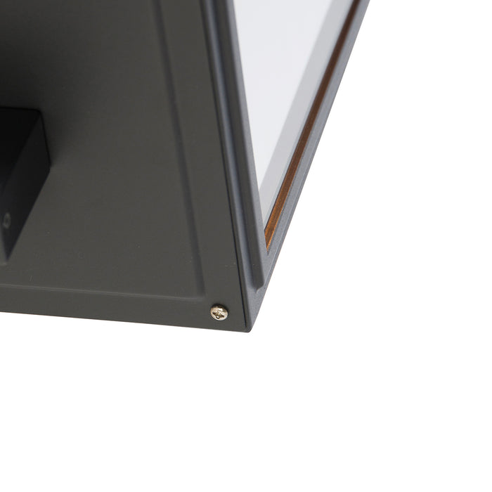 QAZQA Smart buitenwandlamp grijs incl. Smart G95 - Sutton Up