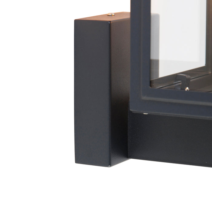 QAZQA Smart buitenwandlamp grijs incl. Smart G95 - Sutton Up