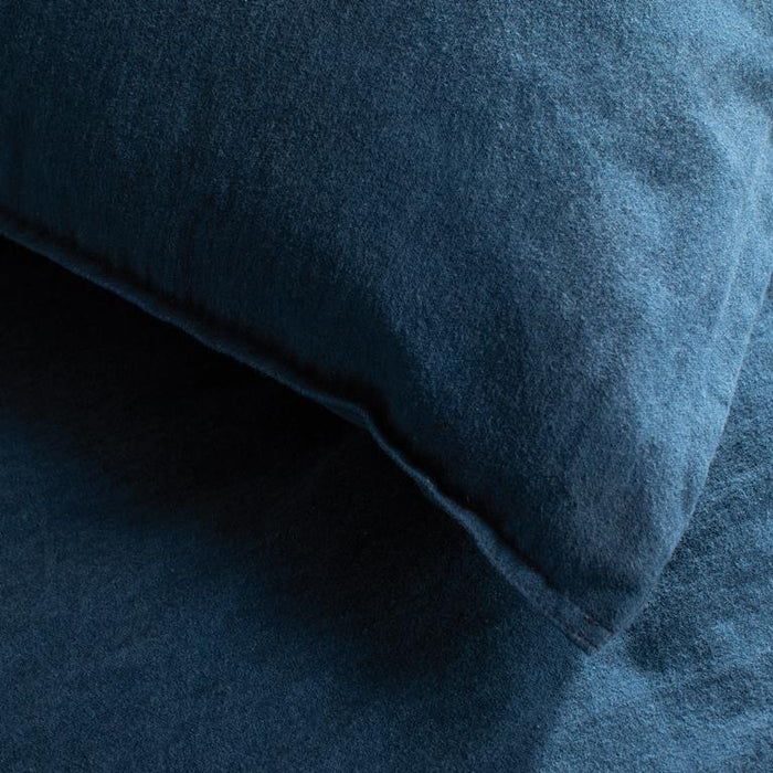 Damai Groove Dekbedovertrek 200 x 200|220 cm - Indigo