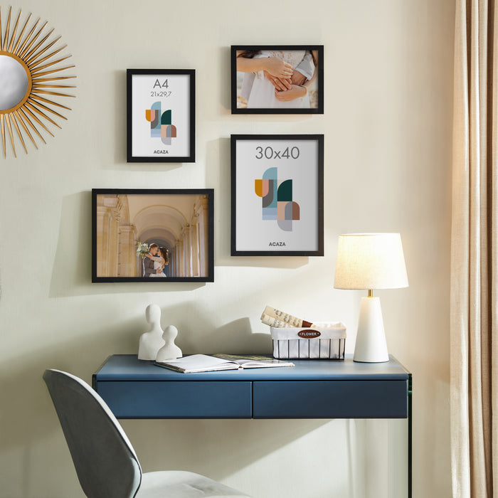 ACAZA Fotokader Zwart - 2 st.