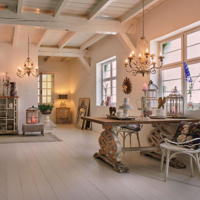 Clayre & Eef Decoratie Dienblad 65x40x9 cm Bruin Hout Ijzer Rechthoek