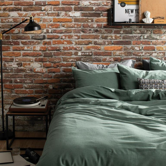 Damai Groove Dekbedovertrek 240 x 200|220 cm - Laurel