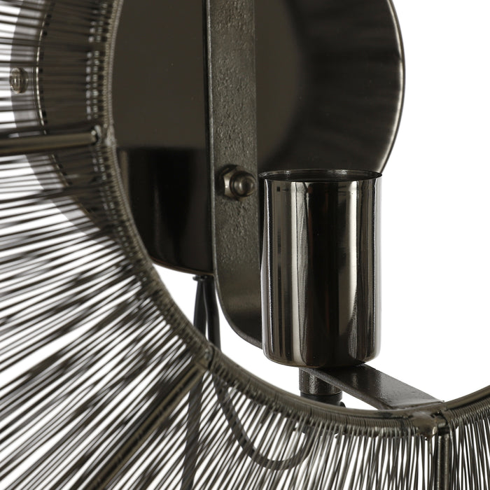 Mica Decorations Bodil Wandlamp Ø60 cm Zwart