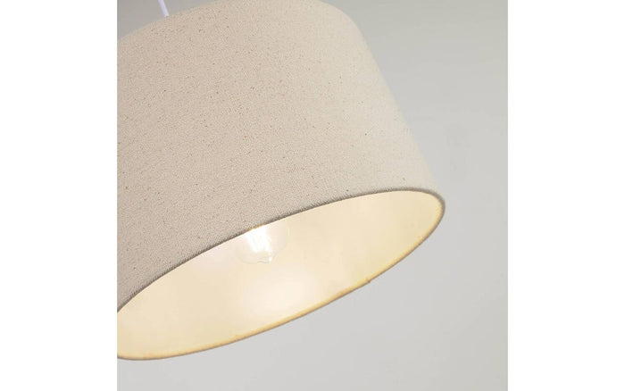 Kave Home - Lampenkap voor hanglamp Nazli klein van linnen met beige