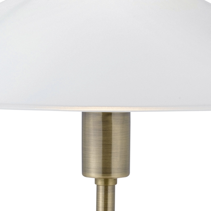 EGLO Solo 1 - Tafellamp - 1 Lichts- Ø260mm. - Brons, Noot - Wit