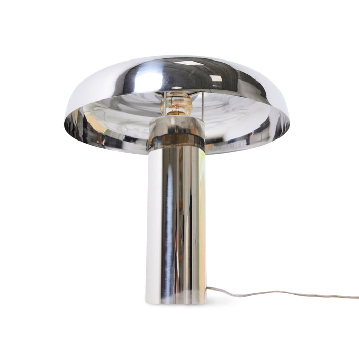 HKliving Mushroom Tafellamp H 38 cm - Chrome