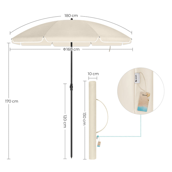 ACAZA Stokparasol Beige
