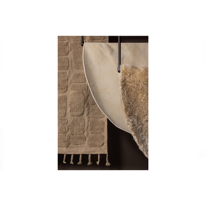 WOOOD Bricks Vloerkleed 170 x 240 cm - Beige