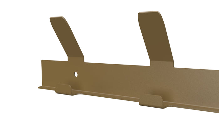 Gorillz Trim 50 Kapstok -12 haken (lengte) 55 cm - Metaal - Mat Goud