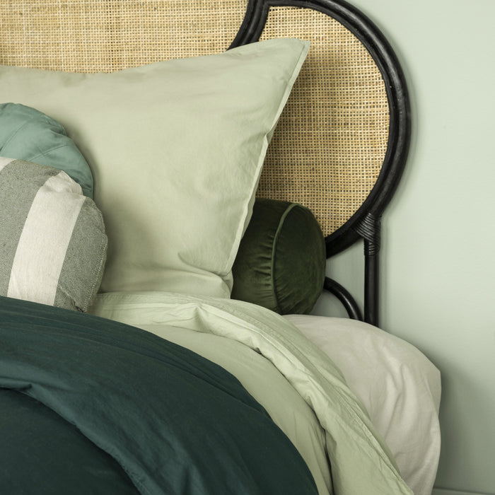 Beddinghouse Organic Basic Dekbedovertrek 240 x 200/220 cm - Donkergroen