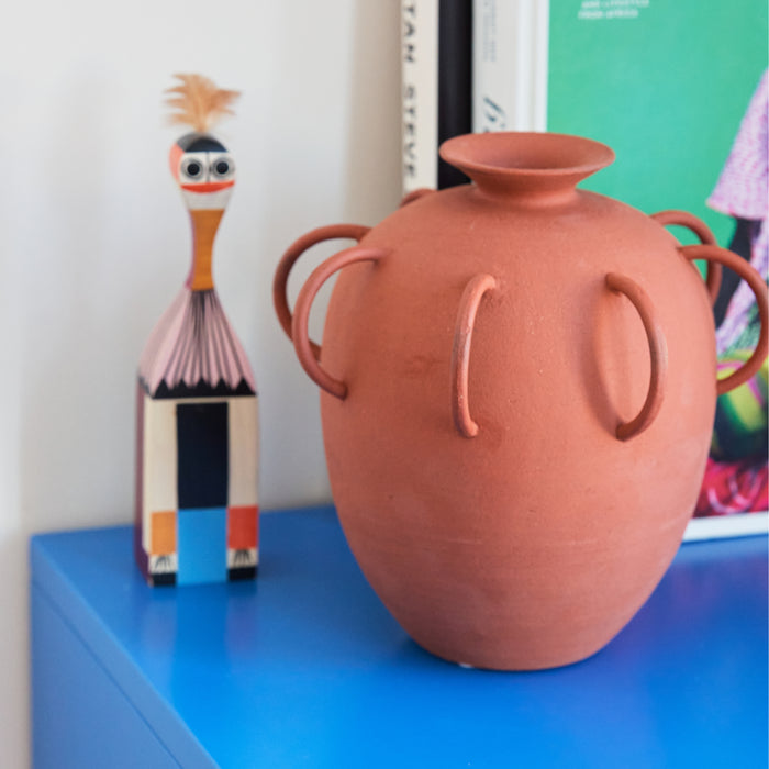 HKliving HK Objects Vaas - Terracotta Handles