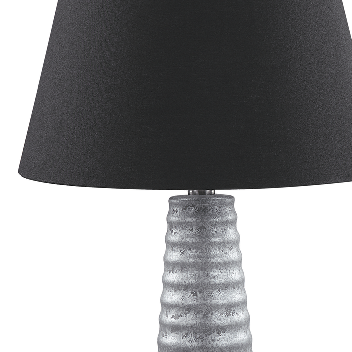 Beliani - VILNIA - Tafellamp - Zwart - Keramiek