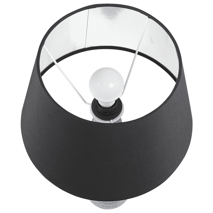 Beliani - VILNIA - Tafellamp - Zwart - Keramiek