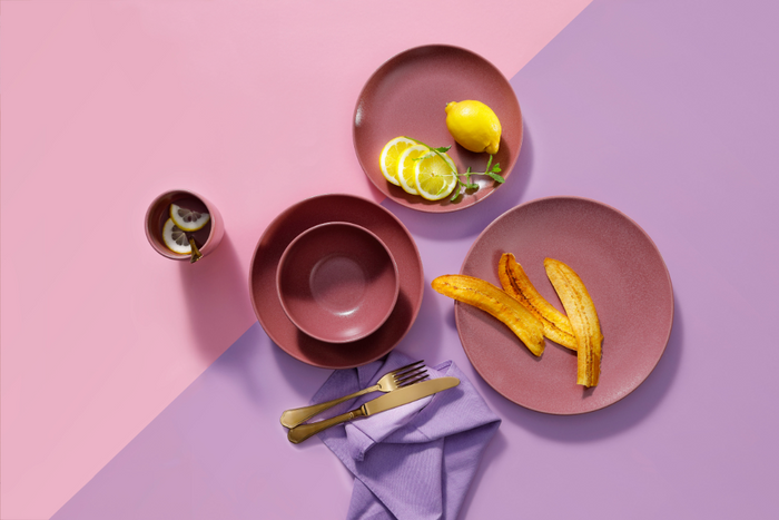 Mammoet - Spirit - Bord - 2 stuks - ø 27,5 cm - Rood - Stoneware