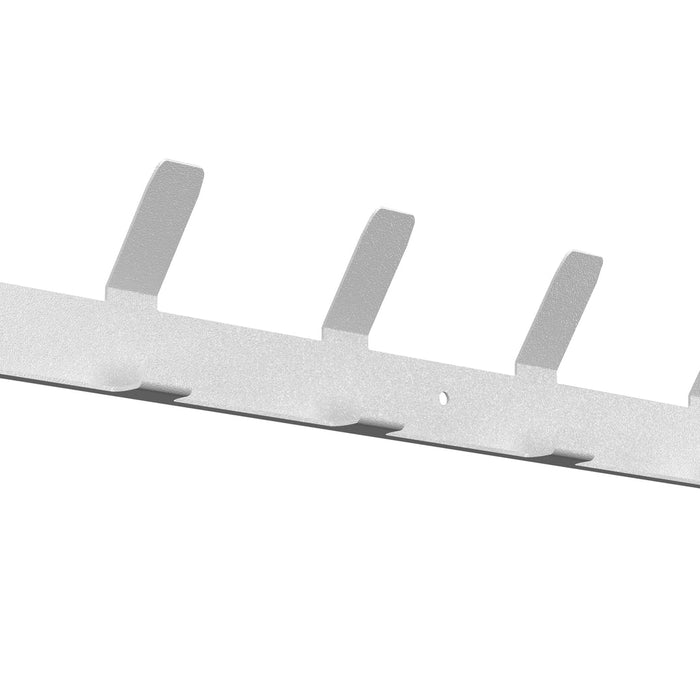 Gorillz Trim 50 Kapstok -12 haken (lengte) 55 cm - Metaal - Wit