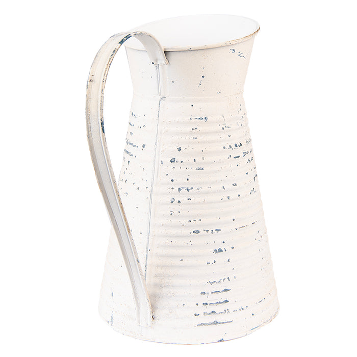 Clayre & Eef Decoratie Kan 20x15x24 cm Beige Ijzer Woonaccessoires