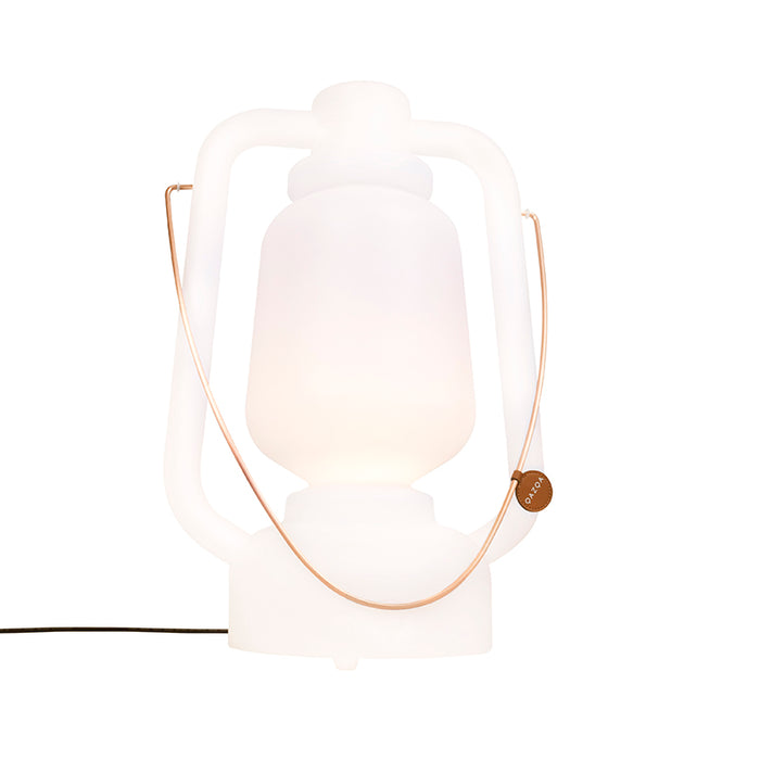 QAZQA Vloerlamp wit 51 cm IP44 - Storm Large