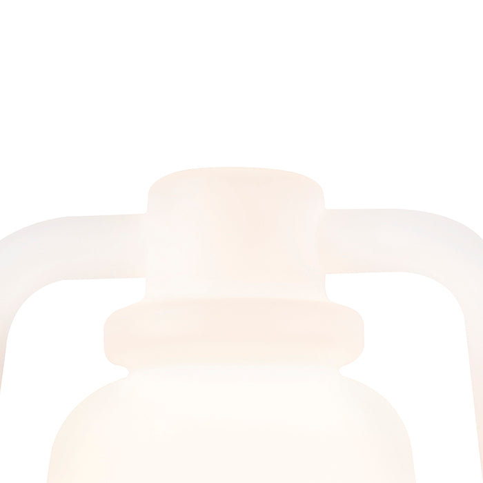 QAZQA Vloerlamp wit 51 cm IP44 - Storm Large