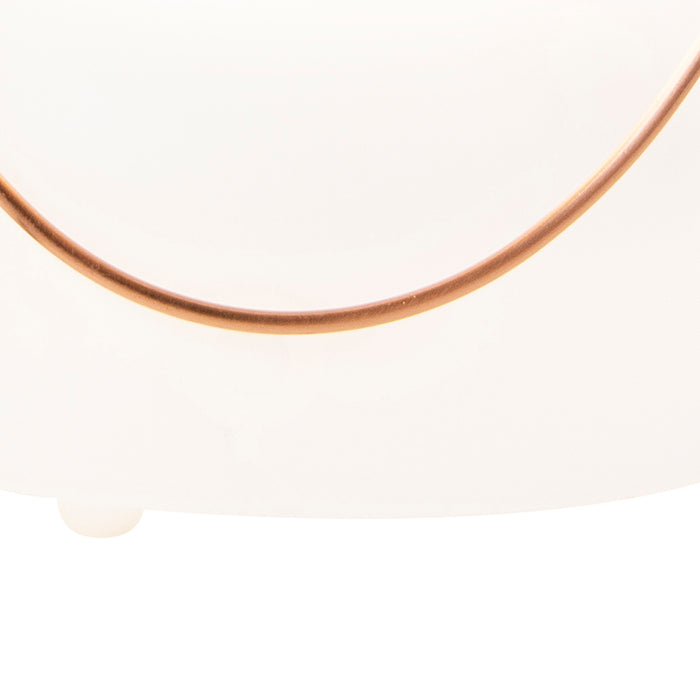 QAZQA Vloerlamp wit 51 cm IP44 - Storm Large