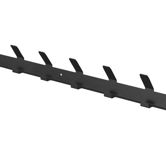 Gorillz Trim 75 Kapstok - 16 Haken (lengte) 75 cm - Metaal - Zwart