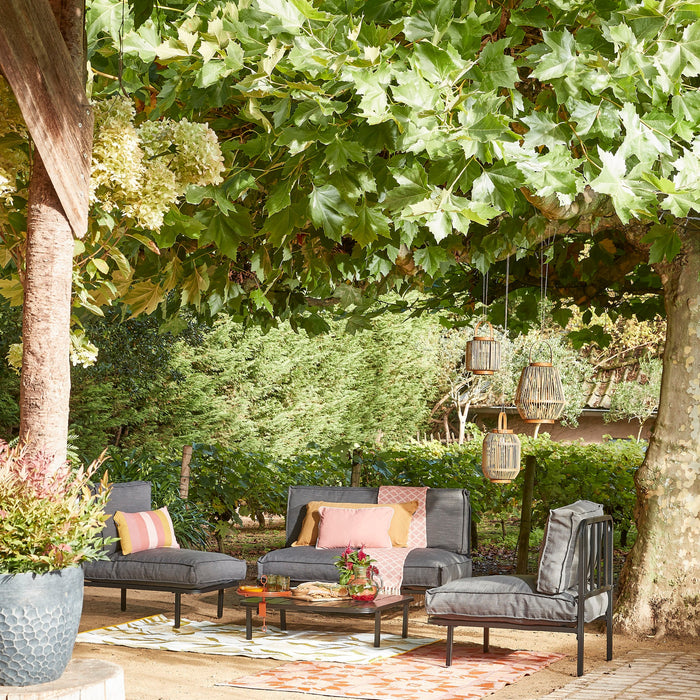 Mica Decorations Havard Windlicht - H33 x Ø23 cm - Bruin