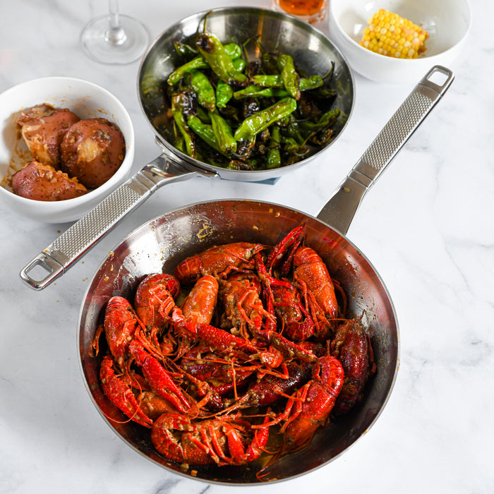 Saveur Selects - Triply RVS Koekenpannenset Inductie - 20cm - 25cm