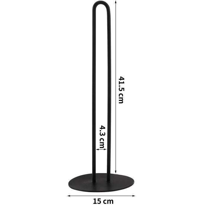 ACAZA Toiletrolhouder Zwart