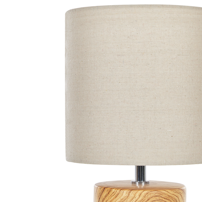 Beliani - ALZEYA - Tafellamp - Wit - Keramiek