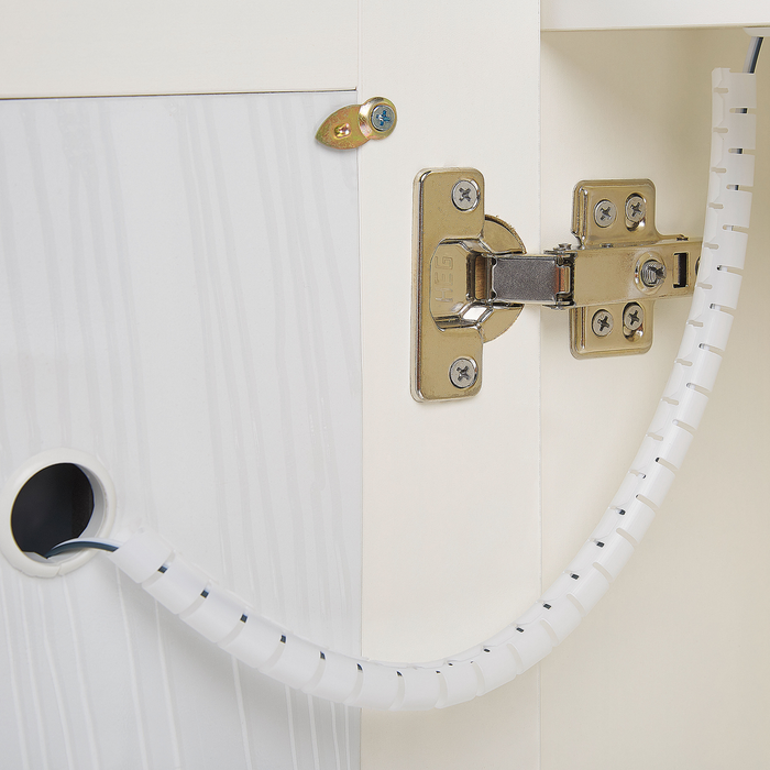 Beliani - CHABUNCO - Badkamermeubel - Wit - Multiplex